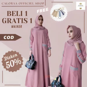 onita Long Dress Dres Wanita Import Terbaru2025 Baju Bju Gamis Remaja Couple Keluarga Model Burkat Terbaru 2025 2024 Gmis Gsmis Gamus Ganis Gami Lebaran Cewek Busana