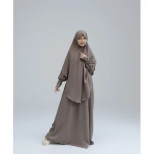 Nawila Set Anak Anti UV Abaya Anak Perempuan Fashion Muslim Gamis Anak